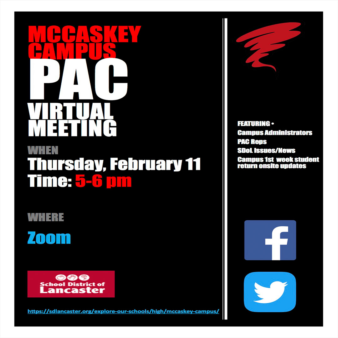 February PAC Meeting - School District of Lancaster